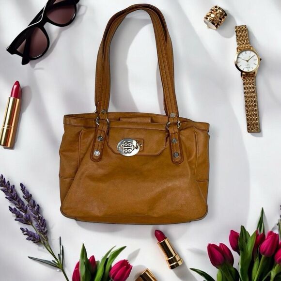 🔥4/$25 Dana Buchman Cognac Tote - Picture 9 of 9